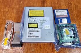 Ak8cdu33a01 Sony Vintage Cd-rom Drive Unit Cdu33a-dc W Ms-dos Floppy Disk And More Near Mint
