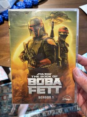 Star Wars The Book Of Boba Fett 097574755740 Tv Series Season 1 Dvd 2-disc Box Set