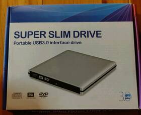 W-xd058-sv-10 Super Slim Drive Portable Usb.0 Interface Used In Excellent Condition
