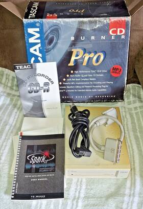 R58s Teac 043774014330 Used-tascam 8x24 Scsi Cd Burner Mac/pc