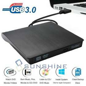 Toosell 600685050378 Combo De Quemador Disco Lector Dvd Cd Usb 3.0 Externo Para Laptop Pc