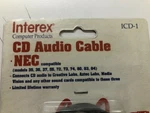 Audio Cable For Nec Drives Interex Brand ICD-1. Fixed Price $12.95.
