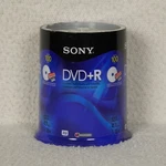 Sony Dvd+r Blank Recordable Discs 100-PACK 120 Min 4.7 Gb Movies Music Data. Fixed Price $30.00.