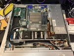 Intel Complete SP1200 1U Server, 4 3.5INCH Hotswap Bays, 32GB Ecc Ram, Xeon. Fixed Price $362.92.