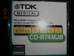 Tdk Medical Recordable Cd R74MJB 650 Mb Nip. Fixed Price $58.95.
