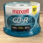 Maxell Cd-r 50 Pack 700MB 80MIN 48X Recordable Media Discs. Fixed Price $15.00.