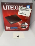 Lite-on EBAU108-ULTRA External Dvd/cd Writer Slender Usb 2.0 Retail Black. Fixed Price $40.00.