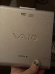 Sony Vaio External Drive Cd-rw 8X Write Speed Dvd-rom Cd-rom Silver PCGA-CRWD1. Fixed Price $100.00.