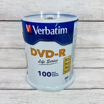 Verbatim Life Series 16X Dvd-r 4.7GB 120 Minute Discs Pack Of 100 New. Fixed Price $14.96.