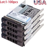 Lot Dell Drive 3.5" 2.5" Adapter Caddy Tray 9W8C4 F238F R320 R420 T610 R530 R630. Fixed Price $639.50.