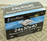 I/o Magic 24X10X40 External Usb 2.0 Cd-rw Drive Hi Speed Sealed New. Fixed Price $54.88.