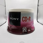 Sony Cd-r 50 Disc Pack 700 Mb 48X Speed Optical Media Spindle. Fixed Price $16.44.