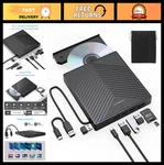 Ultra Slim External Cd Dvd Drive, Usb 3.0 Burner With 4 Ports & 2 Card Slots. Fixed Price $53.99.