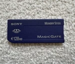 Sony Memory Stick Magic Gate 128MB MSH-128 Camera Card. Fixed Price $29.99.