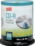 Staples 700MB 80MIN 52X Cd-r Spindle 100/PACK (10366) Brand New. Fixed Price $18.99.