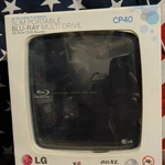 Lg CP40 Slim Portable 2.0 Blu-ray Multi Drive Usb-powered Black. Fixed Price $93.00.