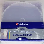 Verbatim Cd/dvd Trimpak Cases - 10PK, Assorted Colors New. Fixed Price $7.99.