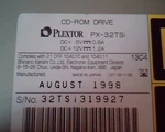 Plextor PX-32TSI Cd-rom Drive 13C4 0303 August 1998 E132064 Ultraplex. Fixed Price $153.01.