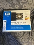 Hp Super Multi Writer W/ Lightscribe & Double Layer Model DVD840I Open Box. Fixed Price $30.00.