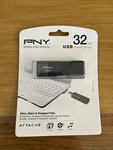 New Pny Memory Flash P-FD32GATT03-EFS2 Gb Attache Sony Drive. Fixed Price $11.29.