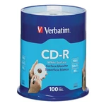 Verbatim Cd-r 700MB 52X With Blank White Surface 100PK Spindle. Fixed Price $39.90.