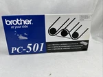Genuine Brother PC-501 Printing Cartridge Oem Original FAX-575 Sealed New. Fixed Price $14.00.