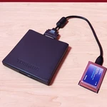 Vintage Toshiba External Dvd-rom Drive PA3246U-1DVD With Pc Cable Ii Card Bus. Fixed Price $55.00.