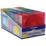 Verbatim Cd/dvd Color Slim Jewel Cases (94178). Fixed Price $34.40.