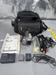 Panasonic VDR-D100 Camcorder Silver 30X Optical Zoom Dvd-ram/r/rw Bundle Bag. Fixed Price $59.99.