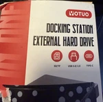 Yotuo Docking Station SY-DSHDD01 External Hard Drive Usb 3.0 Type-c Sd/tf Black. Fixed Price $100.00.