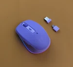 Rechargeable Quiet Seenda Wireless Jiggler Mouse Usb-c & Receivers Purple Dpi. Fixed Price $18.00.