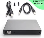 Usb 2.0 External Case Enclosure For Pata Ide Cd Dvd Rw Burner Drive 12.7MM. Fixed Price $14.33.