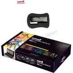 Mitsubishi UC100C Uni Colored Pencils Set With Pocket Sharpener F/s. Fixed Price $190.00.