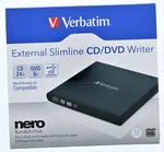 Verbatim External Slimline Cd/dvd Writer Mac & Windows Os Compatible. Fixed Price $47.99.
