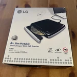 Lg 8X Slim Portable External Super Multi Dvd REWRITER-GP08 With Box. Fixed Price $14.99.