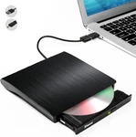 Ziweo External Cd Dvd Drive, Portable Usb 3.0 Type-c Burner Upgrade Black. Fixed Price $21.99.