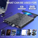 Usb 3.0 Slim External Cd Dvd Drive Disc Player Burner Writer For Laptop Pc Mac. Fixed Price $19.69.