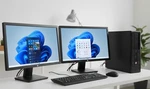 Hp Desktop Pc Computer Quad Core 16GB Ram Dual 22" Lcds Wi-fi Bt Windows 11 Ssd. Fixed Price $219.99.