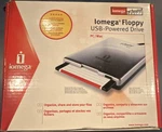 Iomega External Floppy Usb-powered Silver For Pc/mac W/ Driver Cd & Box. Fixed Price $31.65.