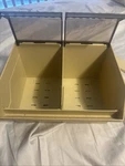 Memorex Dual Floppy Disk Holder With 3 Dividers. Fixed Price $19.95.