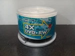 Dvd+rw 50 Pack - 4.7GB Rewritable Plus Blank Disc New. Fixed Price $21.25.