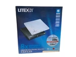 Lite-on 8X External Dvd/cd Writer Optical Drive EBAU108-11 Ultra Slender Nib. Fixed Price $42.50.