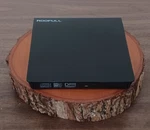 Roofull ECD829-Y Black Portable External Cd/dvd Drive For Laptop Pristine W/usb. Fixed Price $9.99.