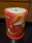 Tdk Blank Recordable Cd-r 100 Pack 700MB 80MIN 52X Speed New Sealed. Fixed Price $19.95.