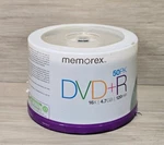 Memorex Dvd+r 16X 4.7GO 120 Min. 50 Paq Sealed Package. Fixed Price $9.95.