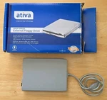 Ativa External 3.5" Floppy Disk Drive High Speed #284-536 FDUSB-TM2. Fixed Price $24.95.