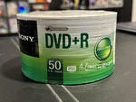 Sony Dvd+r : 4.7 Gb Optical Media Pack 50DPR47SP Factory Sealed New. Fixed Price $24.99.