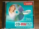 Imation Cd-rw 4X-12X 700MB Data Rewritable Media. Fixed Price $9.99.