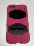 Iphone Plus 6S Pink/black Rugged Griffin Survivor All-terrain Case. Fixed Price $12.50.
