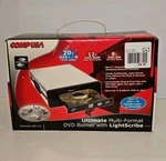 Comp Usa External Dual Format Double Layer Dvd+/-rw 8X-20X Usb 2.0 Lightscribe. Fixed Price $49.50.